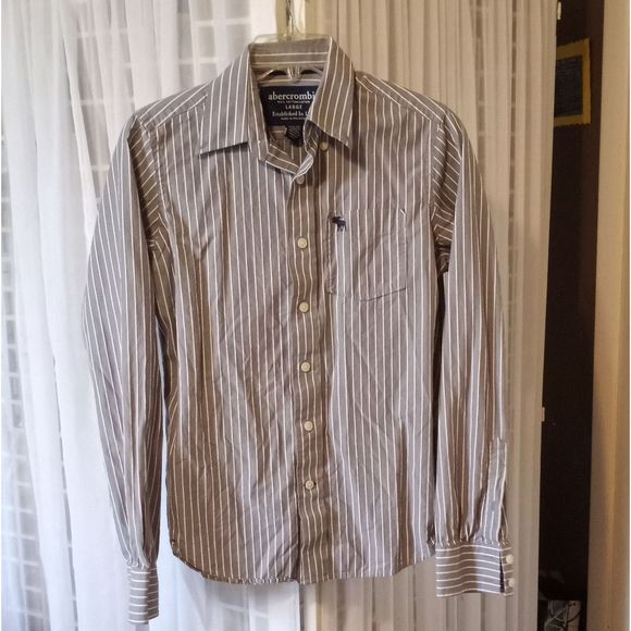 Abercrombie & Fitch Other - Abercrombie & Fitch boys long sleeve button down size L.